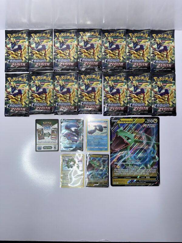 Pokemon Crown Zenith Premium Sea Sky Collection - 14 X Booster Packs!