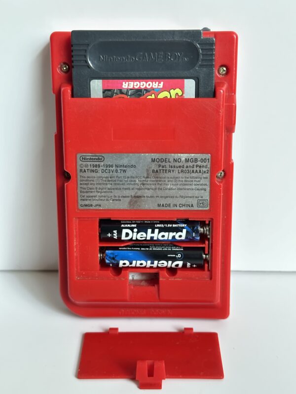 Nintendo GAME BOY Pocket MGB-001 RED and Frogger Game - Image 4