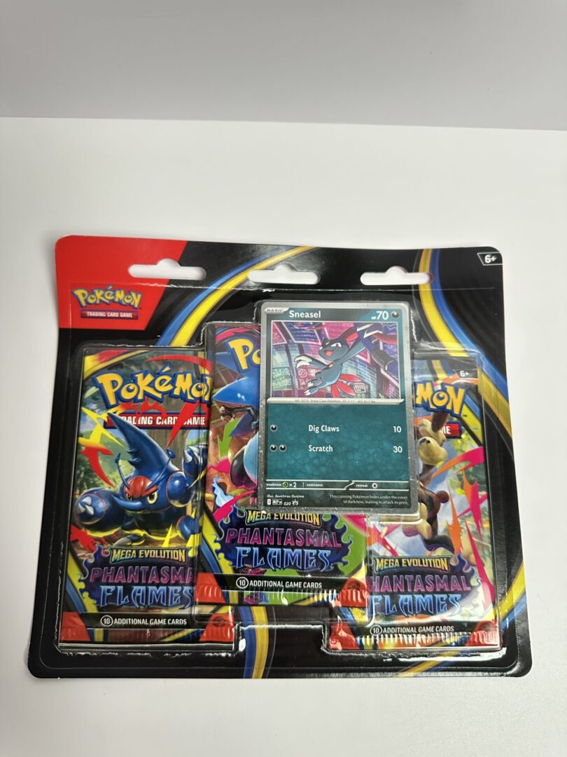 Pokemon Mega Evolution Phantasmal Flames 3-Pack Blister - Sneasel