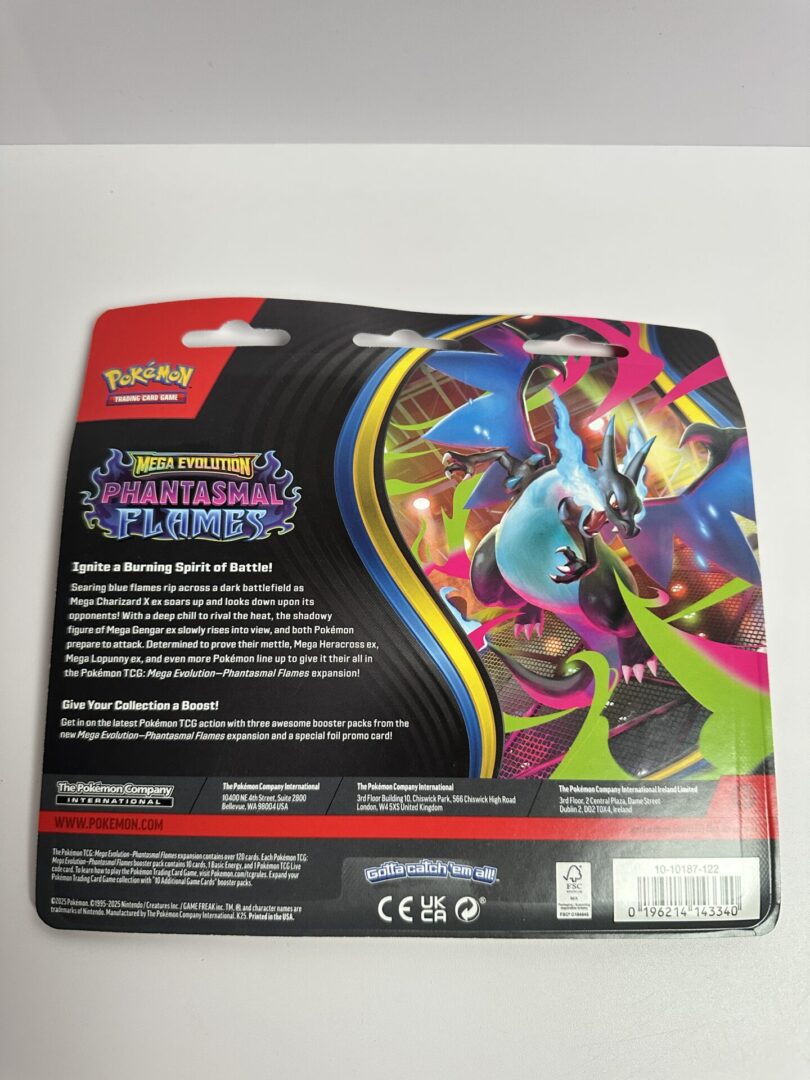 Pokemon Mega Evolution Phantasmal Flames 3-Pack Blister - Sneasel - Image 2